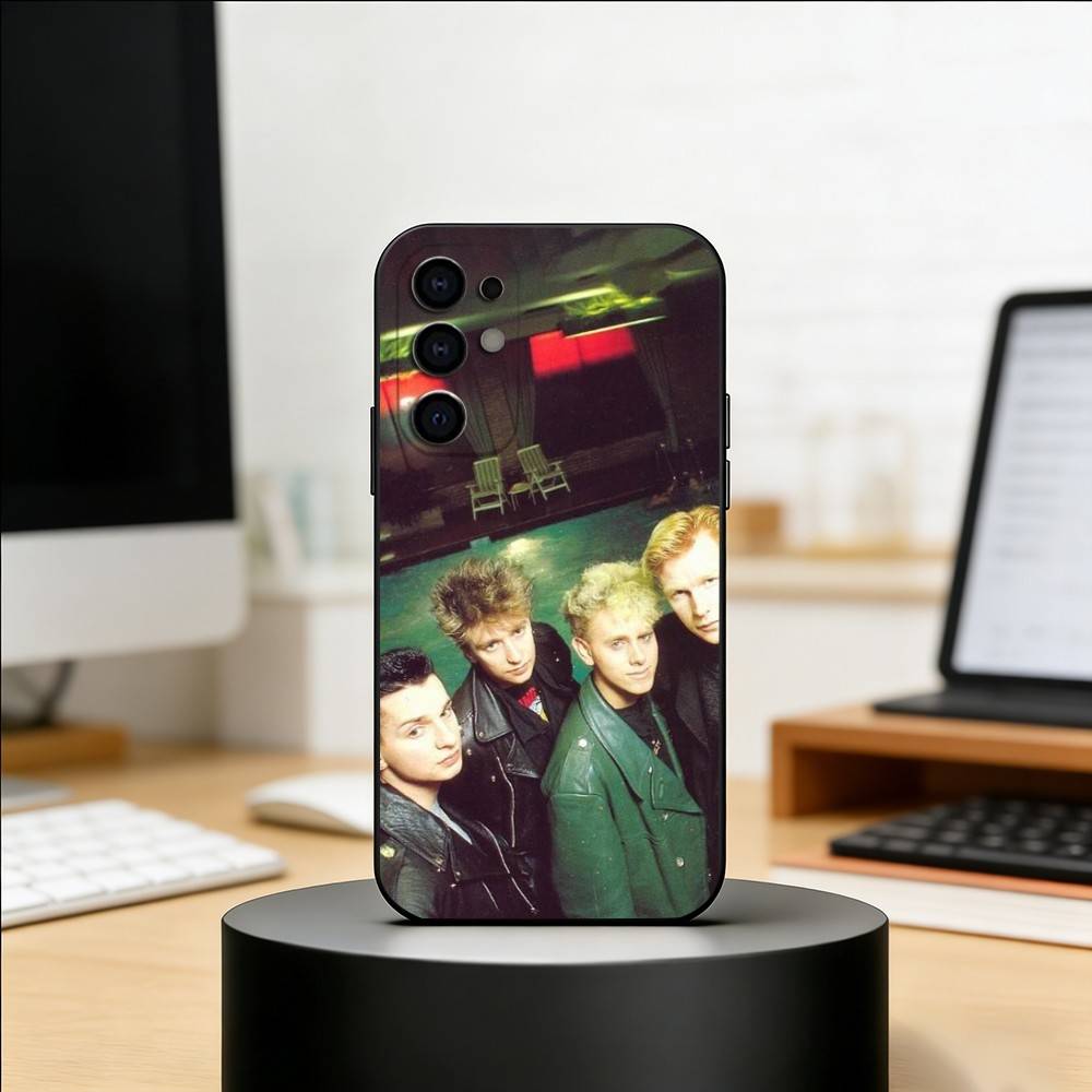 D-Depeche Mode Band Phone Case For Samsung S25,S24,S21,S22,S23,S30,Ultra,S20,Plus,Fe,Soft Silicone Black Cover