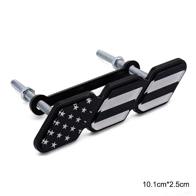 3D ABS Tri Color Decorative Sticker For Toyota Tundra Superb, Volkswagen Fiat Peugeot Grille Modification Accessories