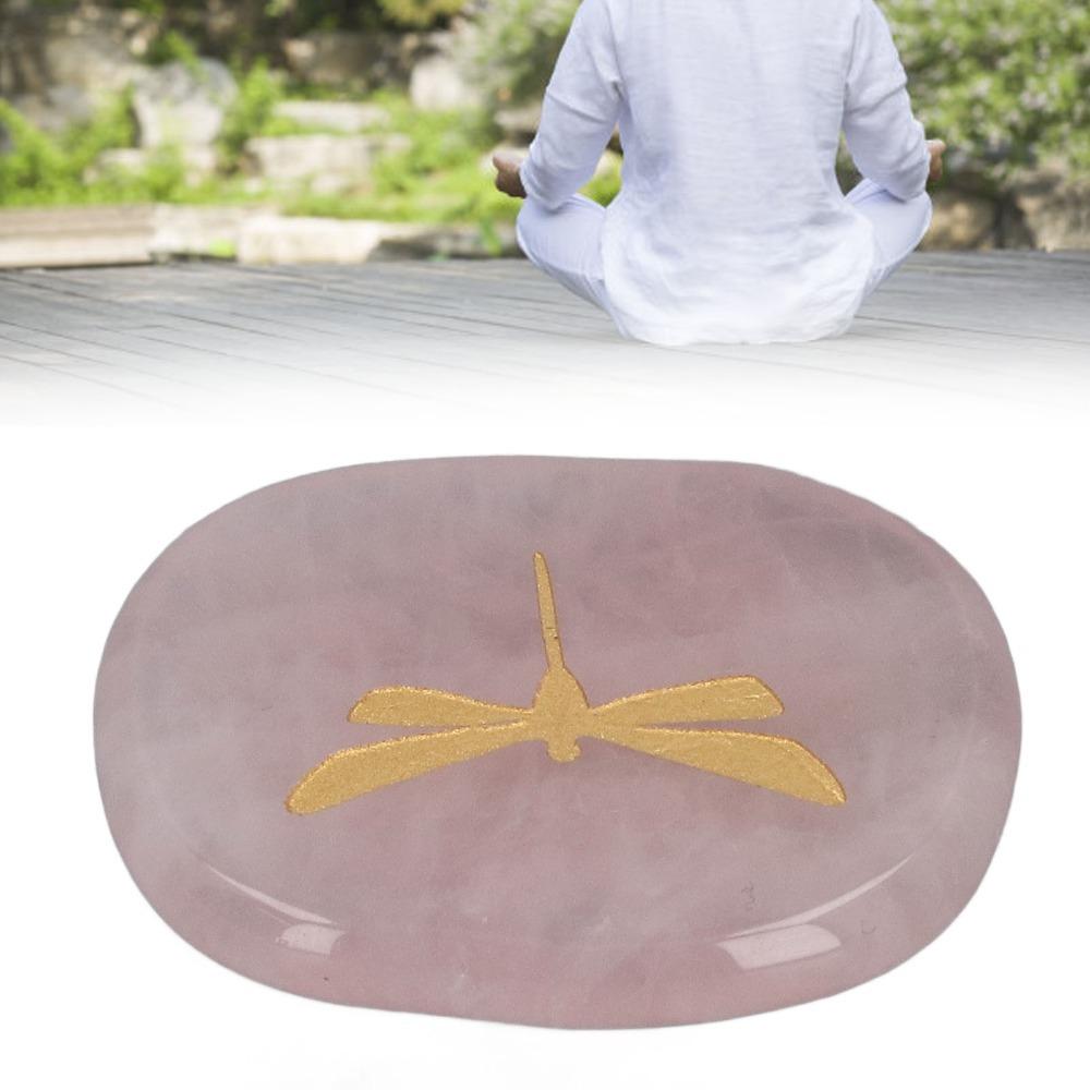 Lightweight Worry Stone Gold Balance Stone Relaxing Palm Stone For Meditation