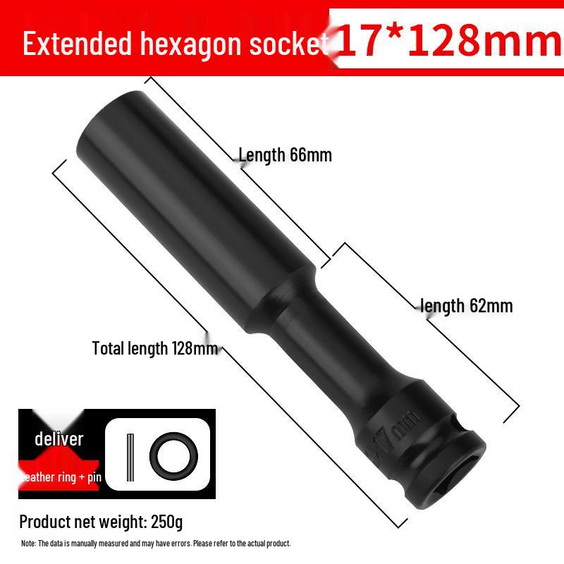 Ultra-Thin Long Thin-Wall Impact Socket Wrench for Motorcycle & Electric Vehicle Repair