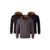 Men's Winter Cowl Neck Hooded Sweatshirt Coat Jacket For Ultimate Comfort And Style