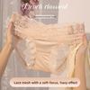 Ladies Spring and Summer Sexy Lace Stitching Mesh Gauze Briefs