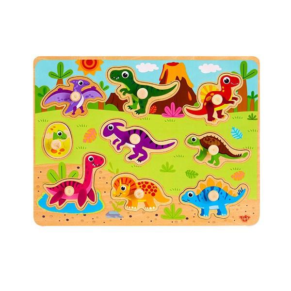 

Пазлы с динозаврами Tuccitoy, 1, 9 деталей, Korea Best Toddler Puzzle Puzzle