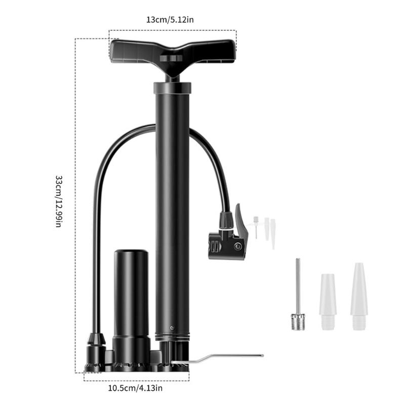 Bicycles Tire Inflators High Pressure Bike Floor Pump Manual Airs Pump Mountain Bicycles Pump Basketball Inflators