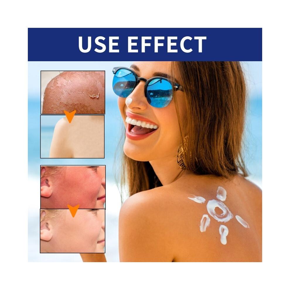 Face Body Whitening Sunscreen Cream SPF50 Refreshing Waterproof UV Protector Concealer Moisturizing Brightening