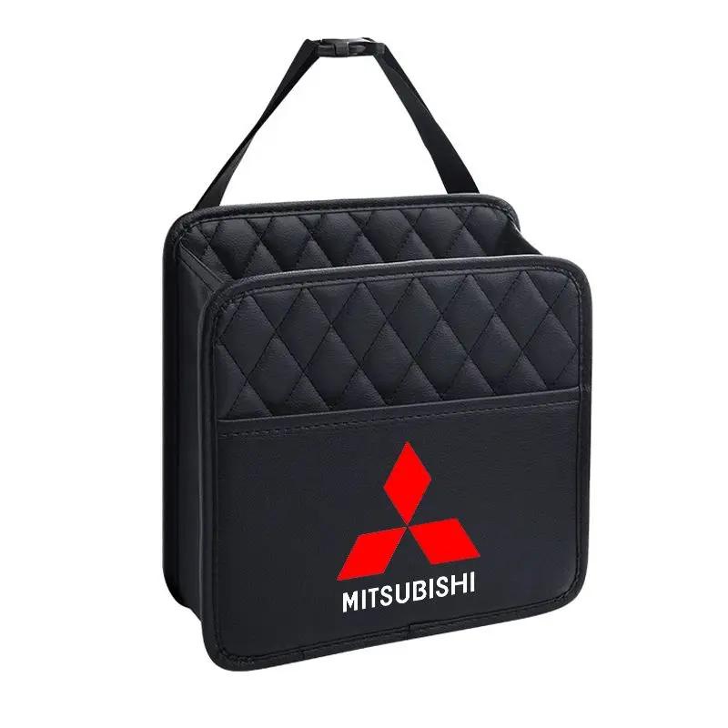 Car Storage Bag Multi-function Seat Back Storage Pocket Suspension For Mitsubishi Lancer 10 9 Ex Evo ASX L200 Colt Pajero Sport