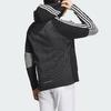 Adidas Primeknit Hooded Jacket Striped Color Block Golf Jacket Men Jacket Black IN6664