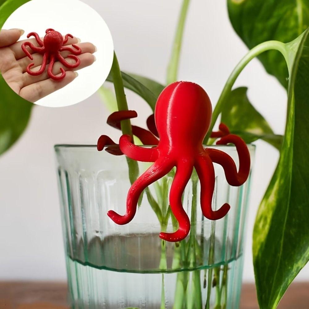 Devil-fish Shaped Plant Stem Support Creative Plant Cutting Holder Outdoor Home Gardening