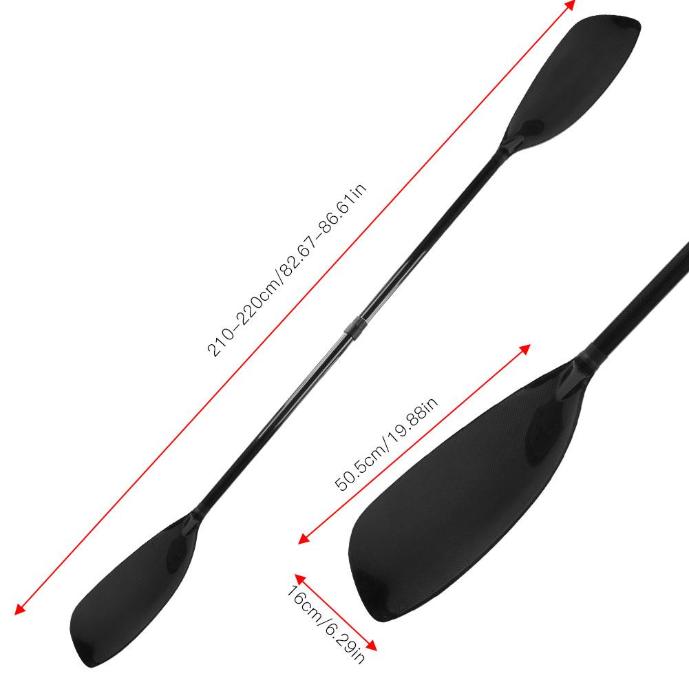 Double End Adjustable Angle Carbon Fiber Paddle Standup Paddles for Surfing Kayak Inflatable Boat