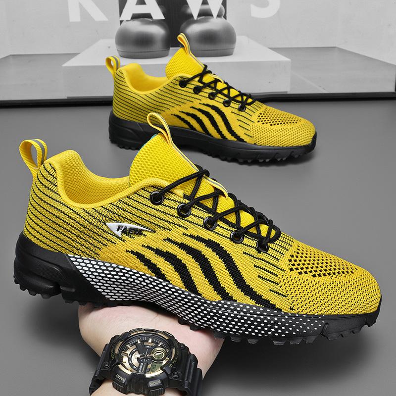 Men'S Casual Sports Shoes Fashionable Low Cut Mesh Anti Slip Walking Sports Shoes Tennis Shoes Suitable For Outdoor Travel