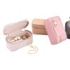 Portable Jewelry Storage Box Rings Earring Travel Case Elegant Organizer Women Necklace Storage Case Diaplay Gift Boxes