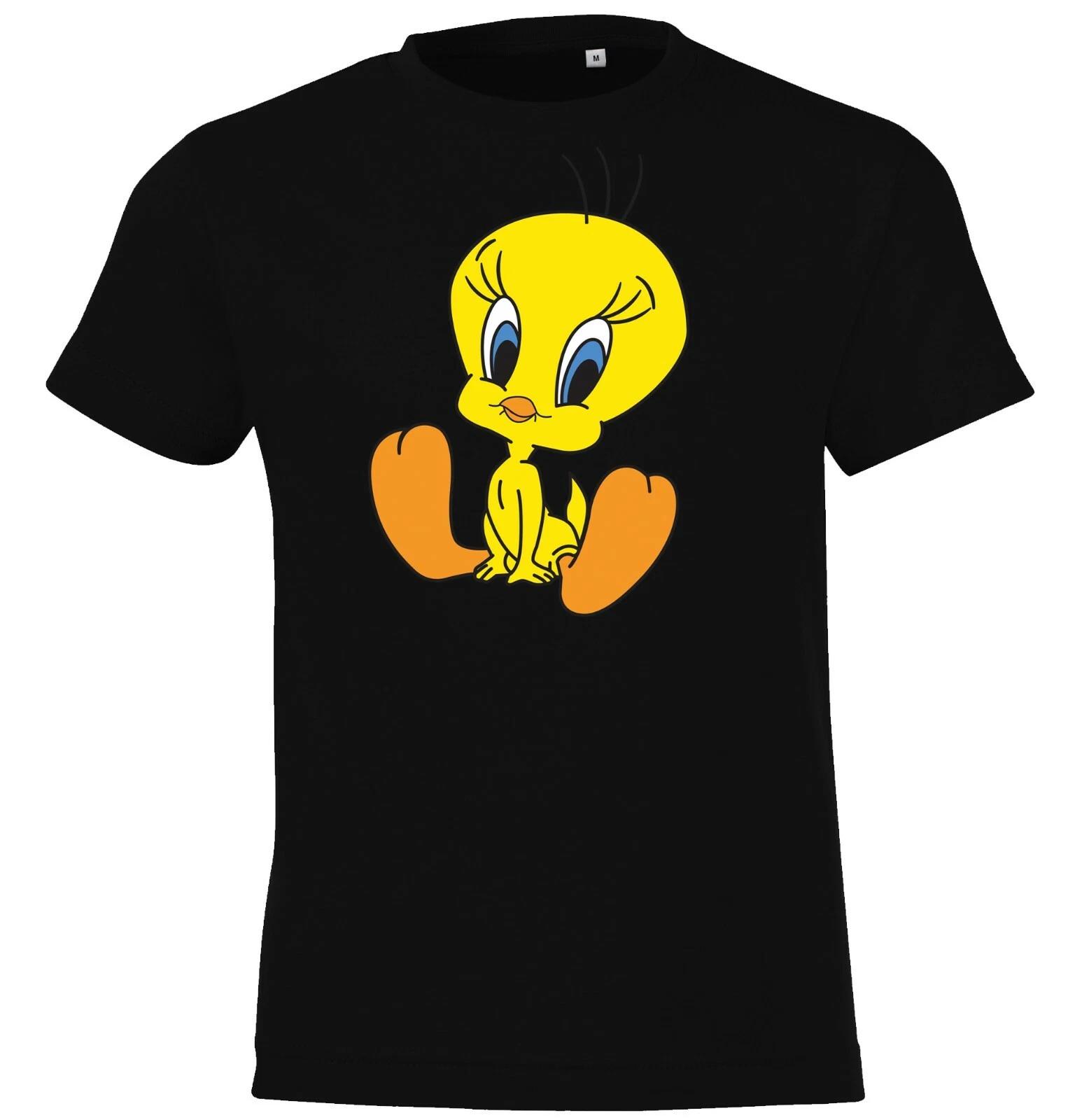 Youth Designz Kids kids boys T-Shirt Tweety 2 Logo Print Looney Bugs Bunny Tunes Funny 100