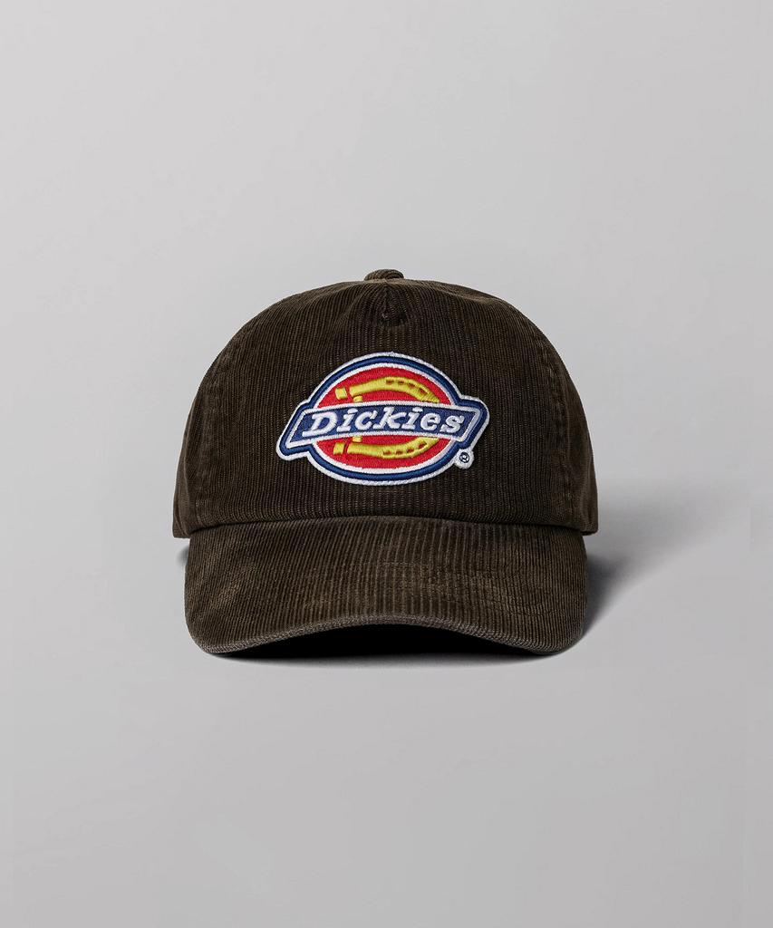 Dickies Tree Logo Corduroy Trucker Cap Washed Brown