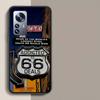 America Route 66 Phone Case For Redmi Note 15 Pro 5G 14 13 12 Pro Plus 11 11T 11E 11S 10 Pro 10S 9 9S Cover Cell Clear with Suit
