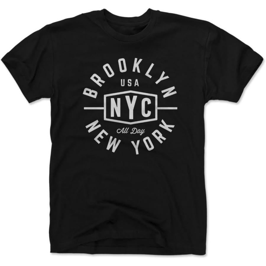 Рубашка 500 LEVEL Brooklyn - Эмблема Бруклина, Нью-Йорк XXXXXL чёрный