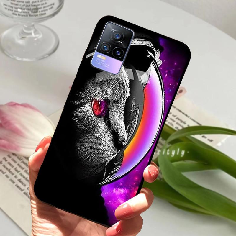 For Vivo V21e Case V 21e V2061 V2055 Soft TPU Phone Protective Fundas Cover For Vivo V21 V 21 4G 5G Shockproof Bumper Shells