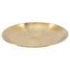 Round Copper Wizard Decorative Tray Holder Metal Tarot Tray Altar Candlestick Storage Centerpiece Plate Table Decor