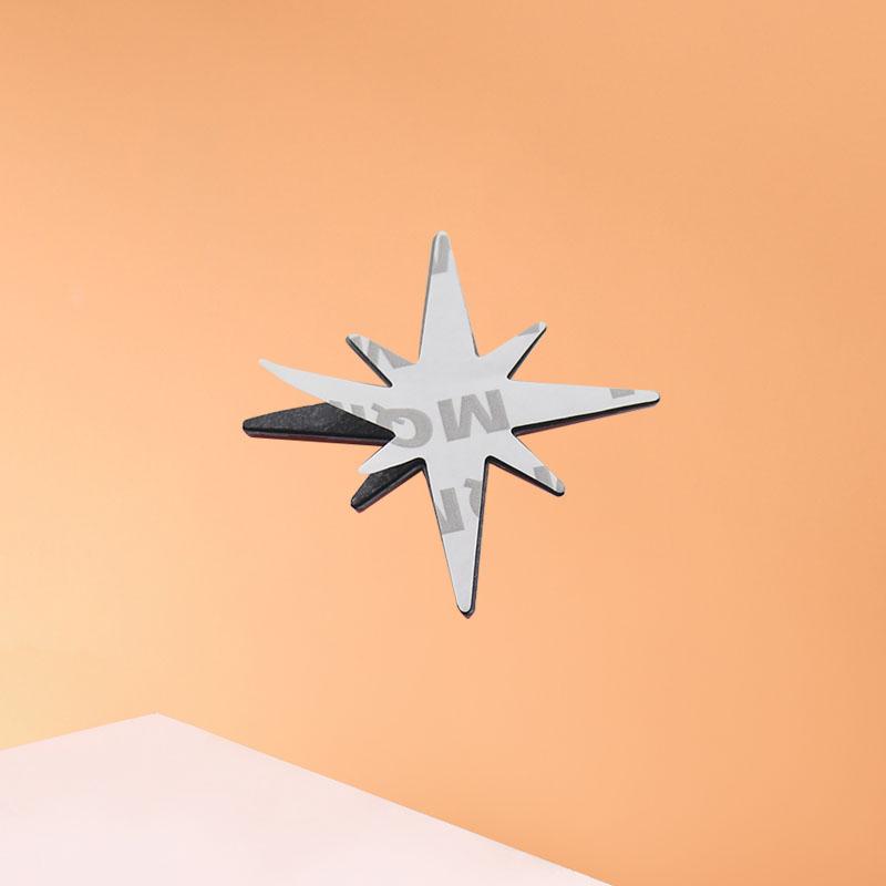 3D Car Styling Guide Star North Polaris Car Hood Fender Trunk Rear Bonnet Nameplate Decal Emblem Badge Sticker for Fuel Tank Cap Motorcycle Decoration