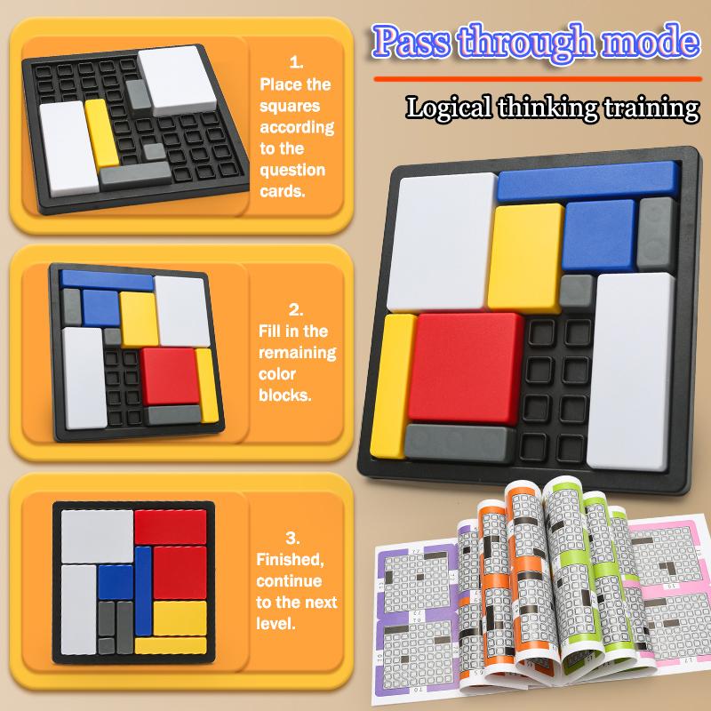 Children Logical Thinking Training Puzzles Toys Adult Burning Brain Challenge Activity Intelligence Cubes Jigsaw Board Games