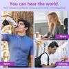 Clip-On Open-Ear Bluetooth 6.1 Earbuds with Microphone, Comfortable Non-In-Ear Sports Headphones with HD Sound & Noise Reduction for Running