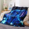 Elephant Print Flannel Blanket, High quality Comfortable for All Seasons, Home Decor, Warmth and Comfort, Perfect for Christmas Gifts