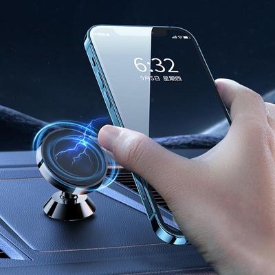 Suporte Magnético para Celular de Carro Rotação 360 Graus Suporte Magnético para Celular Tipo de Adsorção Multifuncional Suporte para Celular