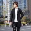 Wool Coat Men's Thickened Casual Woolen Coat Men's Medium and Long Trench Coat