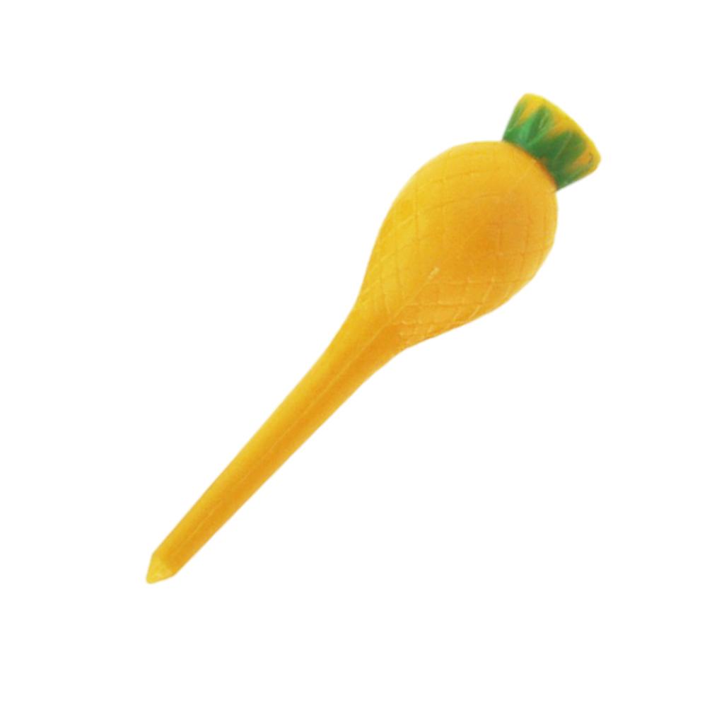 1pc golf professional tees 70mm/2.76inch Yellow/Green Tool Nail for Accessories - Fruit