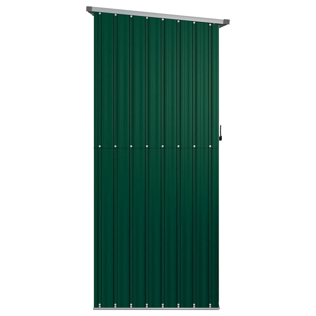 Vidaxl Szopa Ogrodowa, Zielona, 180,5X97X209,5 Cm, Stal