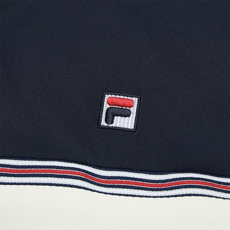 FILA Heritage Minimalist Stylish Versatile Duck Down Lightweight Warm Padded Color Block Splicing Stand Collar Down Vest Women vest F11W548906FIV