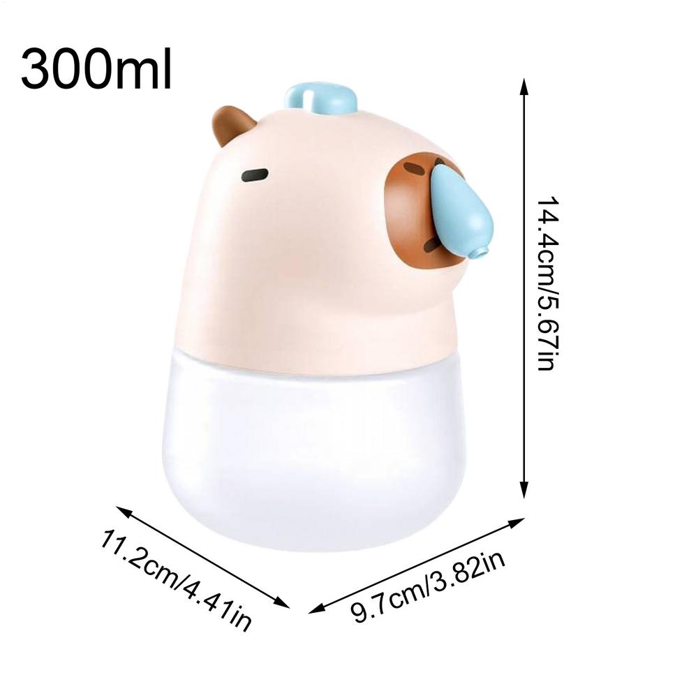 Automatic Soap Dispenser Capybara Shape Touchless Waterproof Hand Soap Dispenser for Home Apartment Bathroom Kitchen Countertop