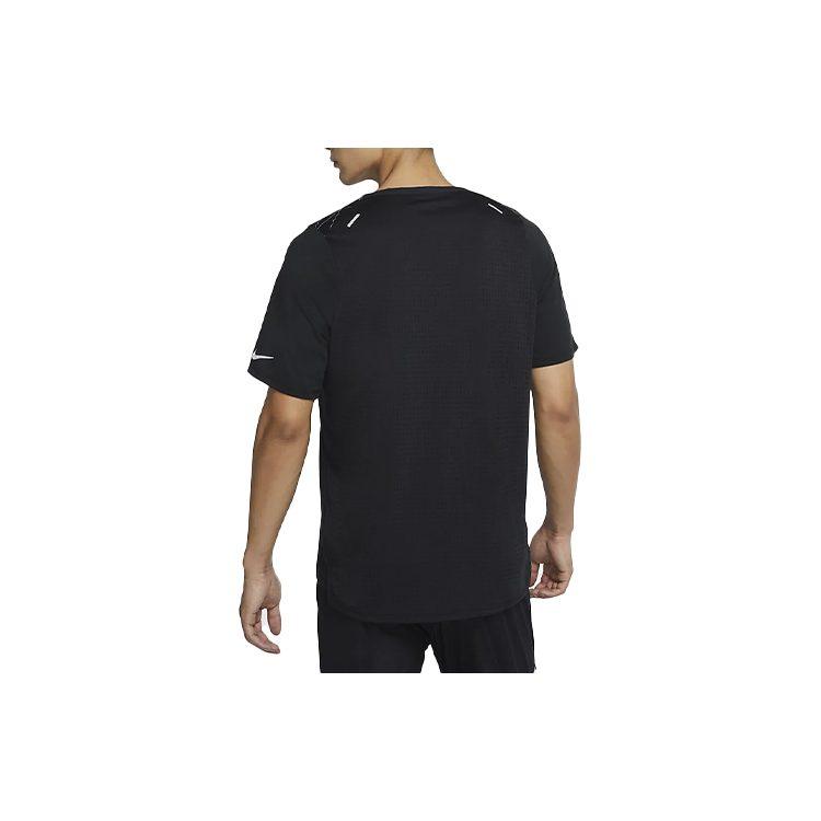 Nike Rise 365 Run Division Flash Running T Shirt Men's Black CU7877-010