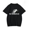 2025 No Balance New Print T-Shirt, Casual Fashion Cotton Top, Men's and Women's Same Style, Sports Y2K Harajuku T-Shirt