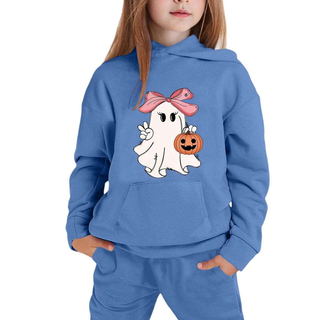 Children's Hoodie with Halloween Print for Casual Wear