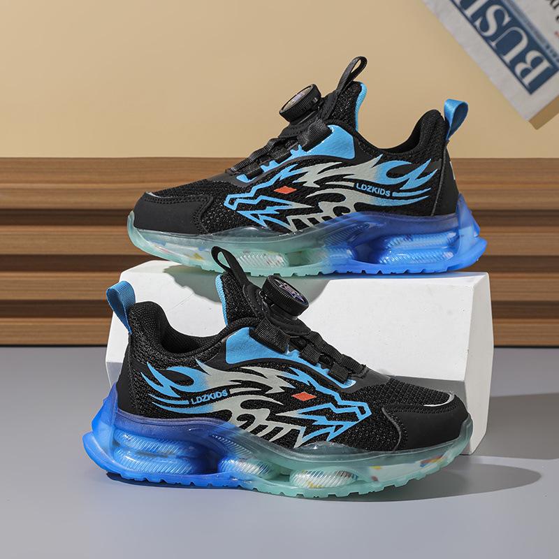 Boys shoes 2025 new children's autumn sports shoes medium and large children's leather waterproof running shoes children's casual shoes