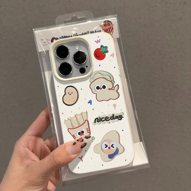 

Hamburg Puppy for Apple 16promax/15 Mobile Phone Case 14plus Lychee Pattern 13p Soft Shell 12 Proof For Apple 7PLUS/8P