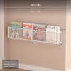 Wall-Mounted Metal Storage Rack, Slimline Shelf for Narrow Spaces, Multi-Purpose