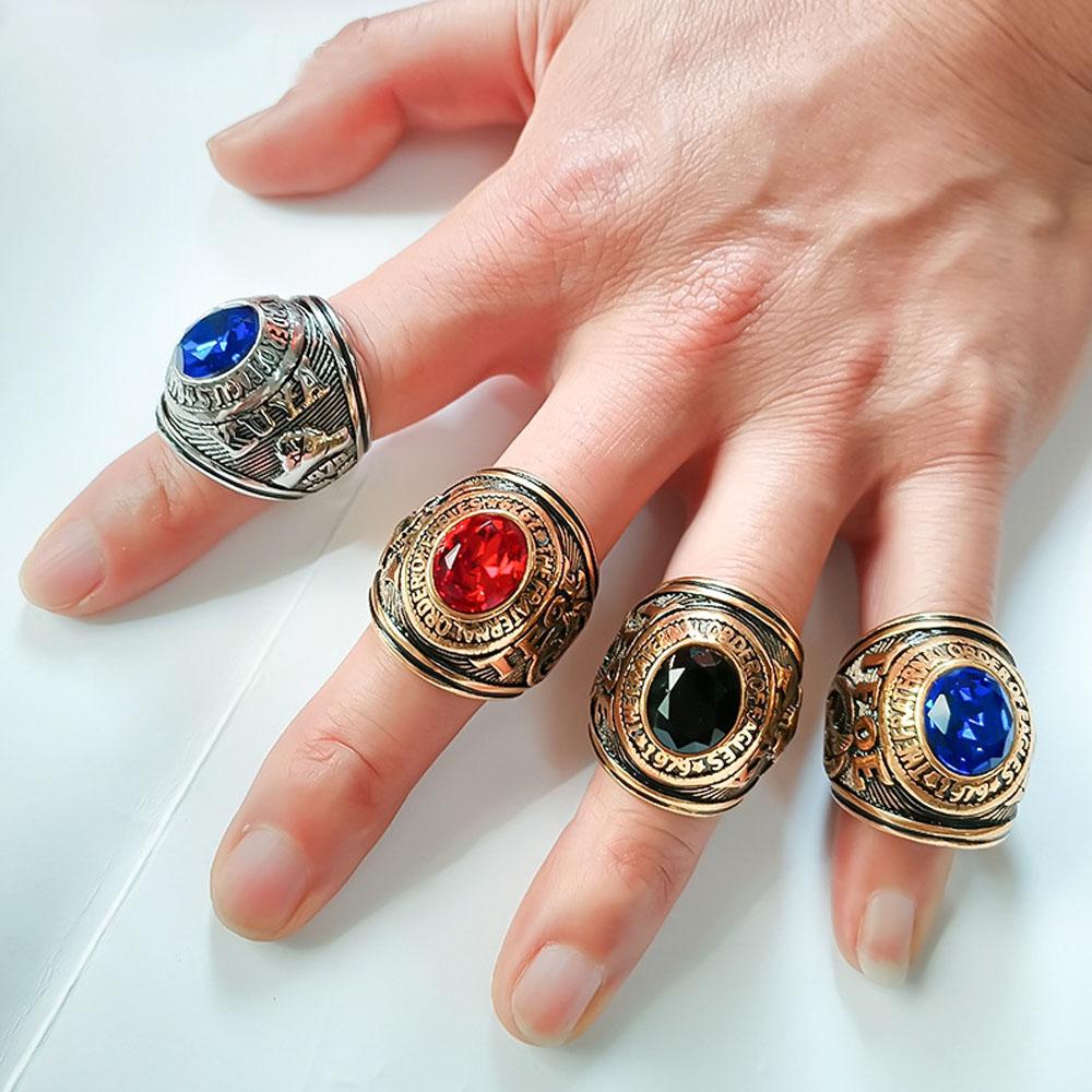 Anello dell'Esercito Aquila in Acciaio Inossidabile Filippino Anello da Uomo Americano Soldato in Titanio