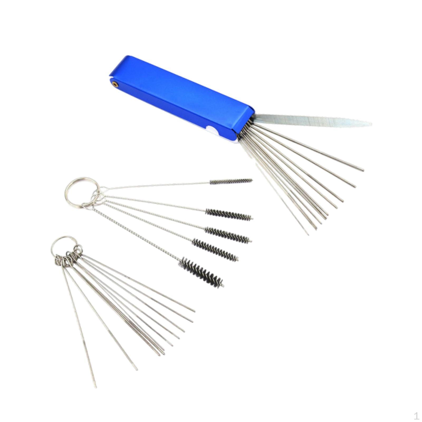 

Набор щеток для чистки карбюратора Инструменты для удаления грязи из карбюратора Удаление струи грязи для мотоциклов