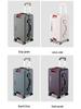 2025 Women's Large Capacity Trolley Suitcase - Aluminum Frame, Combo Lock, Silent Universal Wheels, Fashionable Travel Case
