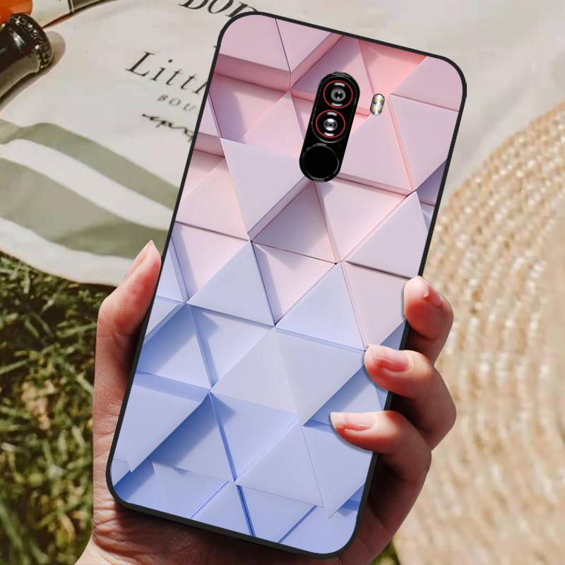 For xiaomi mi pocophone f1 Case Silicon Back Cover Phone Case for xiaomi poco F1 Cases Pocofone F1 6.18 inch Soft bumper coque