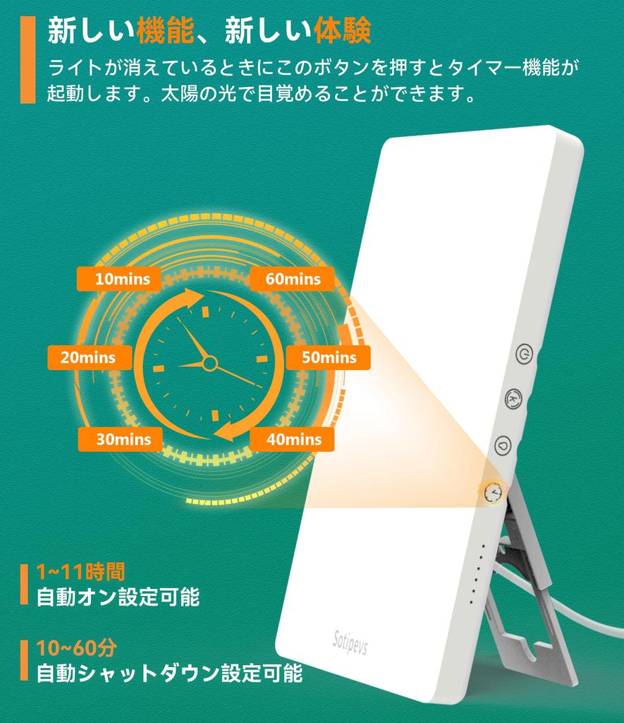 Hochintensive LED-Tageslichtlampe mit 12-Zoll UV-freiem Panel, 15.000 Lux, Ideal für Nachtschichten, verbesserten Schlaf und Nachttischnutzung. Einstellbare Farbe