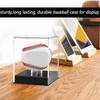 Softball Display Box Transparent Dustproof Waterproof Anti-UV Versatile Acrylic Baseball Display Storage Box Sporting Goods