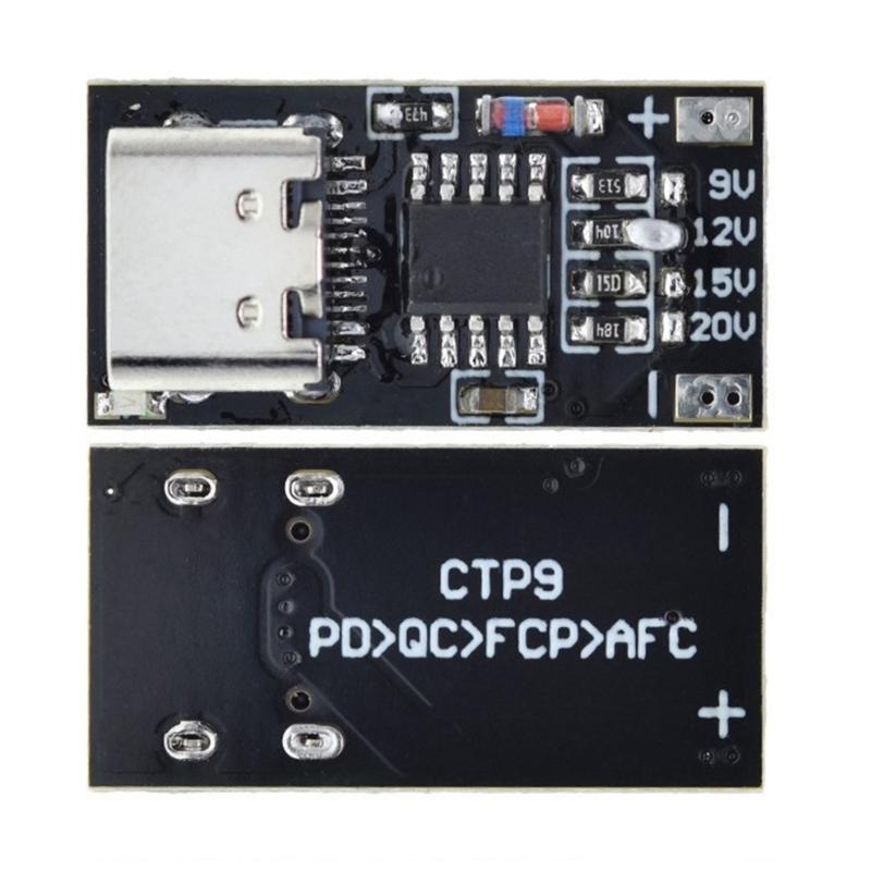 Multiple Device Charging Triggering Board With Quickly Voltages Selection PD 2.0 3.0 Compatibility Thin Design For Travel Use