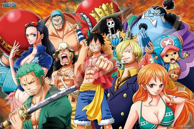 Ensky ONE PIECE Piraci z Słomianego Kapelusza 50 x 75cm Puzzle 1000 Elementów PUZZLE 1000-587