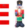 8 Ft Nutcracker Christmas Inflatable Holiday Home Decorations Yard LED Lights Outdoors Ornaments