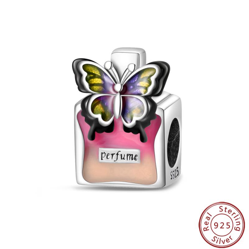 Copper Perfume Bottle High Heels Princess Dress Fashion Romantic Charms Beads 3Mm Diy Fine Jewelry Making