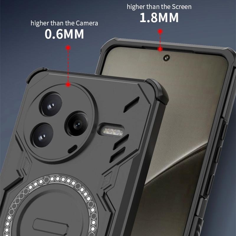 KEYSION Hollow Heat Dissipation Case for POCO F7 Pro F7 Ultra Magnetic Cooling Shockproof Phone Cover for Xiaomi POCO F7 Ultra
