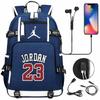 Large Capacity USB Charging Backpack for Teenage Students Boys Girls Casual Travel Basketball  Collection Bookbag