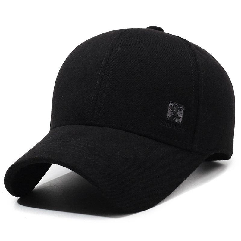 

Мужская бейсболка с рисунком лося, сезонная мужская шляпа для мужчин среднего возраста, повседневная универсальная кепка для отдыха на открытом воздухе Adjustable чёрный